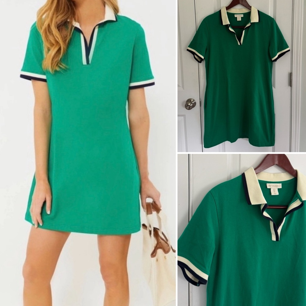 Cynthia Rowley Split Neck Shirtdress